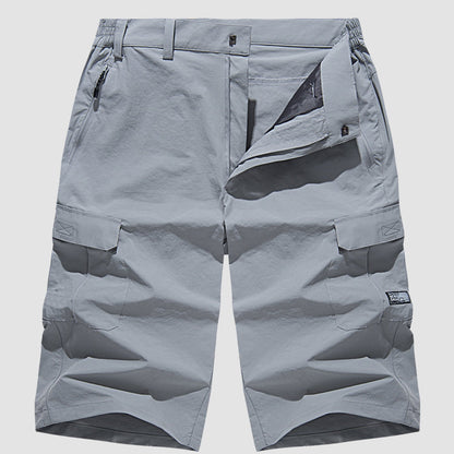 Évoque Heren Cargo Shorts met Sneldrogend Stretchmateriaal en Meerdere Zakken