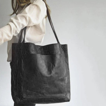 Aurevo Elegante Leren Schoudertas met Luxe Afwerking en Verzorgd Interieur