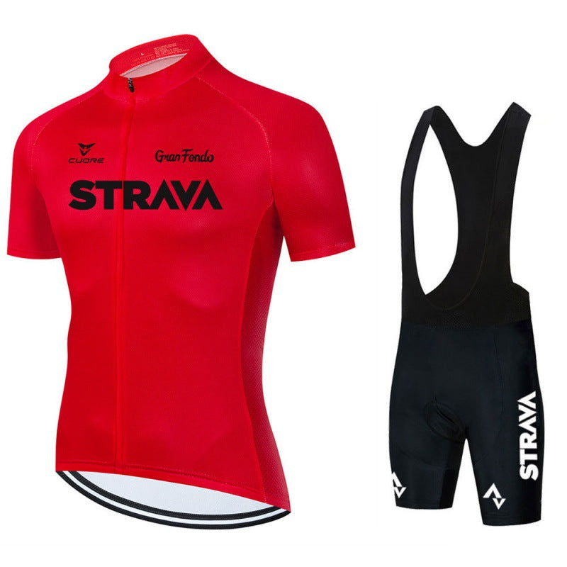 Élanor Heren fietskleding set met wielershirt en bibshorts