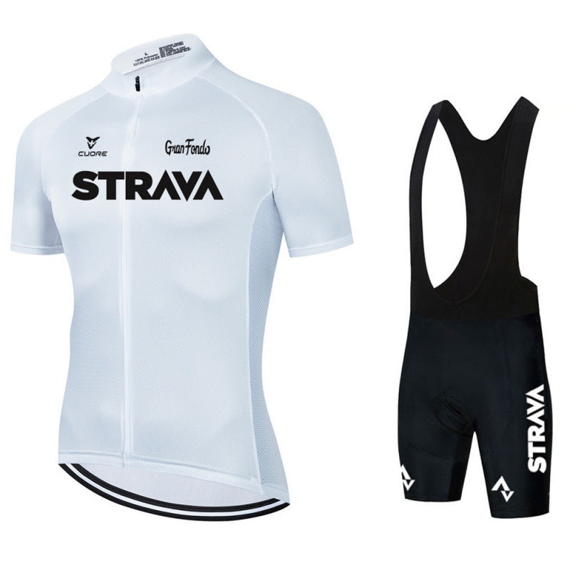 Élanor Heren fietskleding set met wielershirt en bibshorts