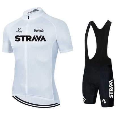 Élanor Heren fietskleding set met wielershirt en bibshorts