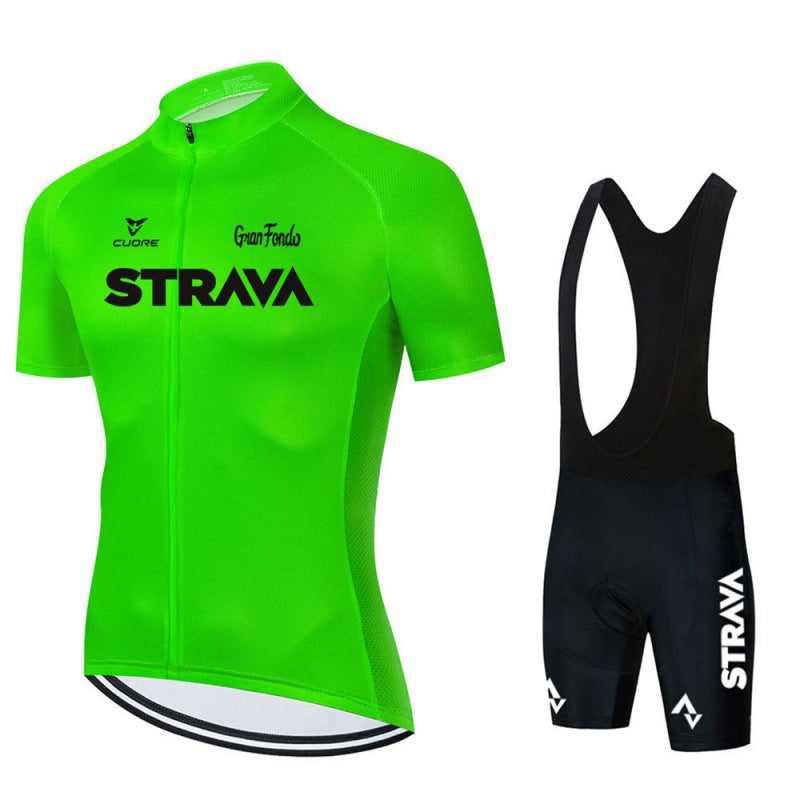 Élanor Heren fietskleding set met wielershirt en bibshorts