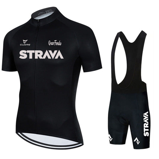 Élanor Heren fietskleding set met wielershirt en bibshorts