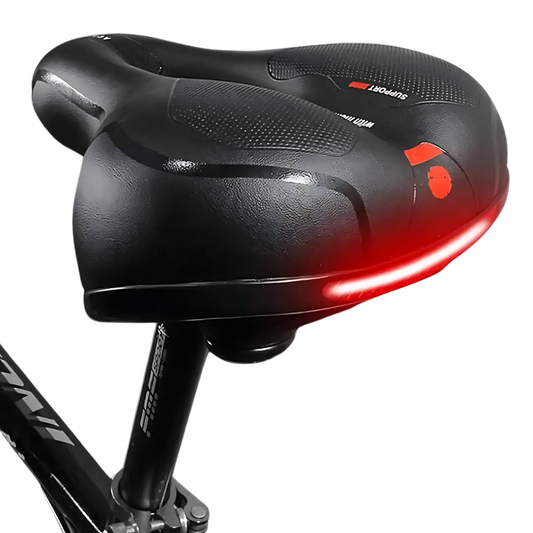 Aurevo Ergonomisch Fietszadel met Geheugenschuim en Dubbele Vering