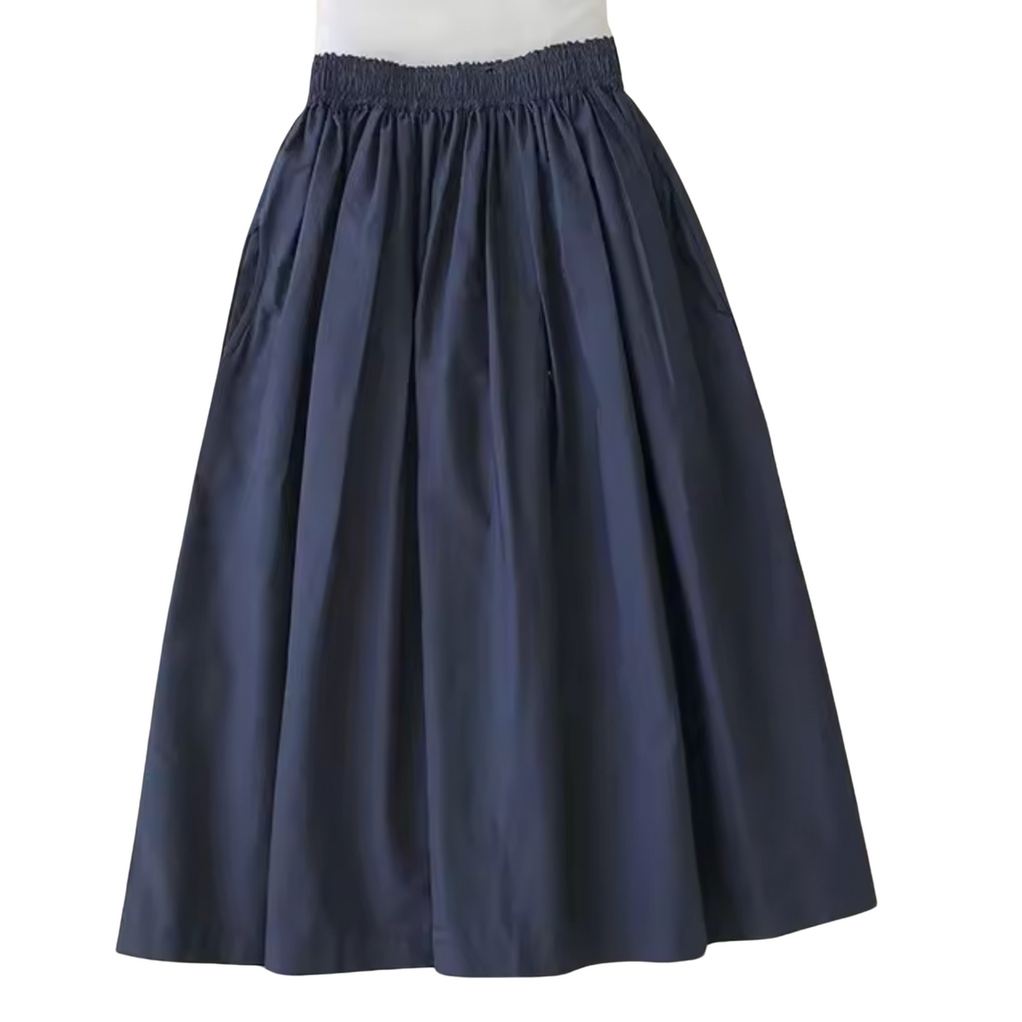 Sienna – Wijde Maxi-Rok met Hoge Taille en Elegante Valling