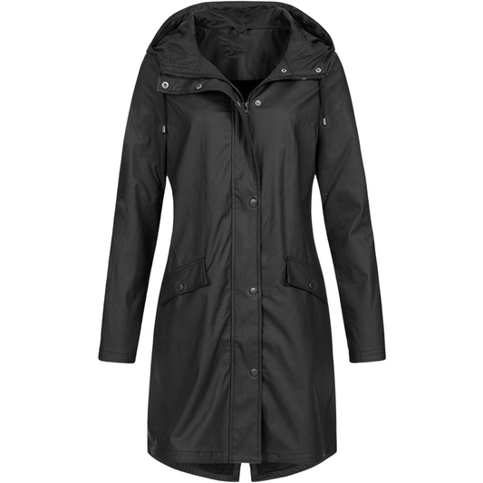 Seren – Waterdichte Lange Regenjas voor Dames