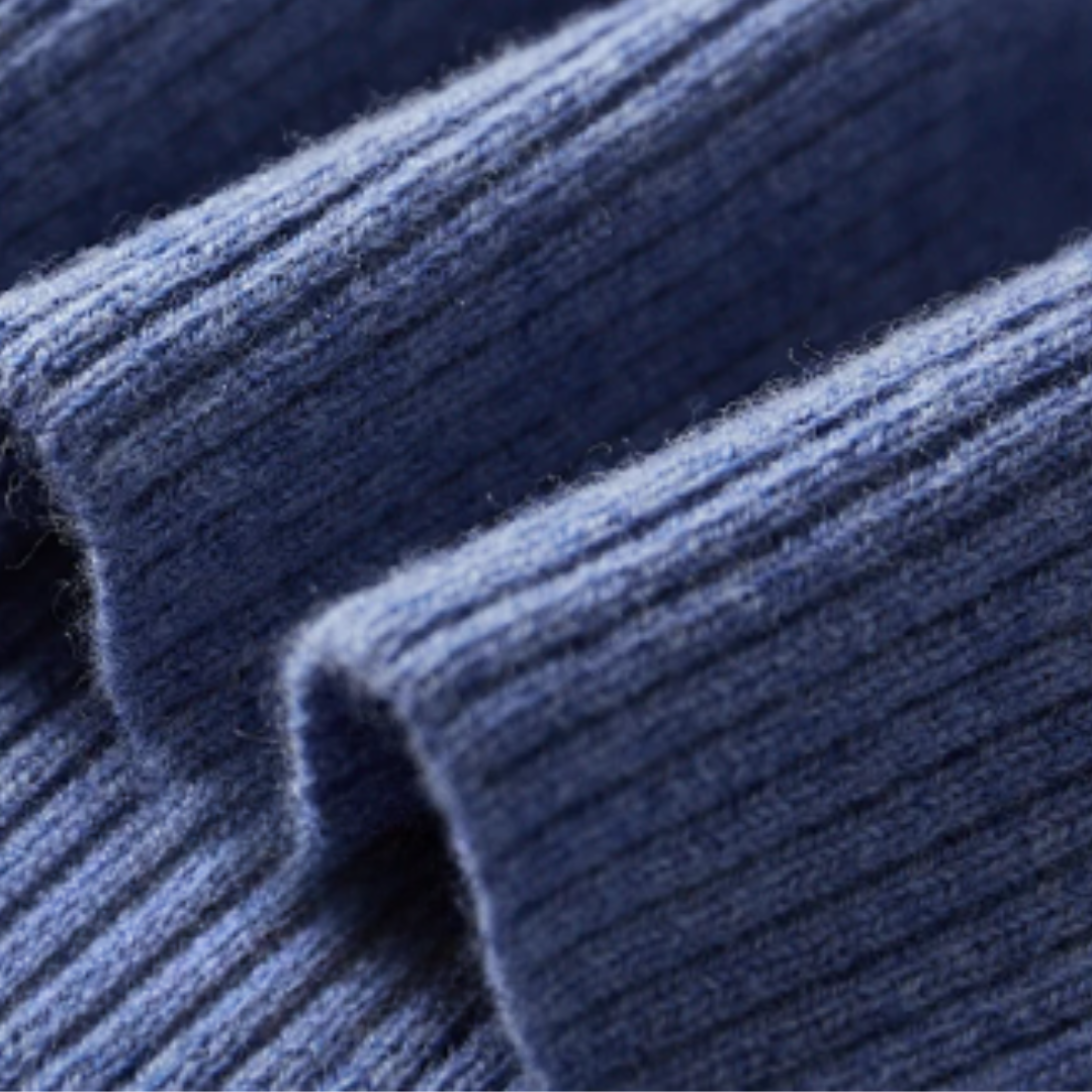 Aureum Wollen Polo Longsleeve Heren – Tijdloze Fijngebreide Trui