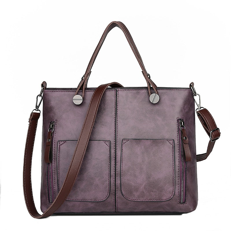 Avera – Vintage Leren Schoudertas voor Dames