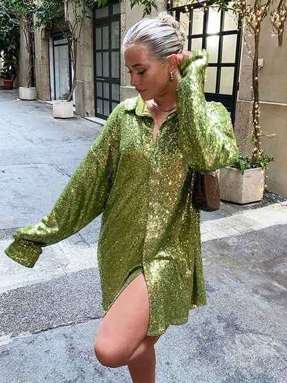 Veloria Oversized Blouse voor Dames met Elegante Details