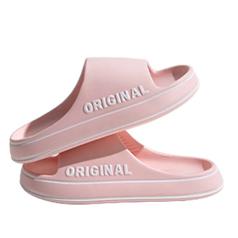 Élanor Dames Heren Slippers – Zomer Sandalen met Dikke Zool en Antislip voor Strand, Badkamer en Binnengebruik