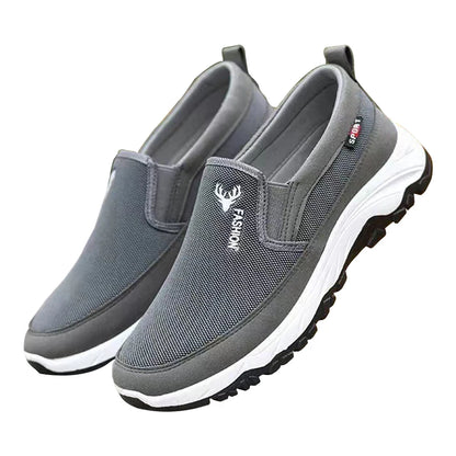 Élanor Heren Instappers – Ademend Mesh Bootsschoenen met Antislip Zool voor Wandelen & Outdoor