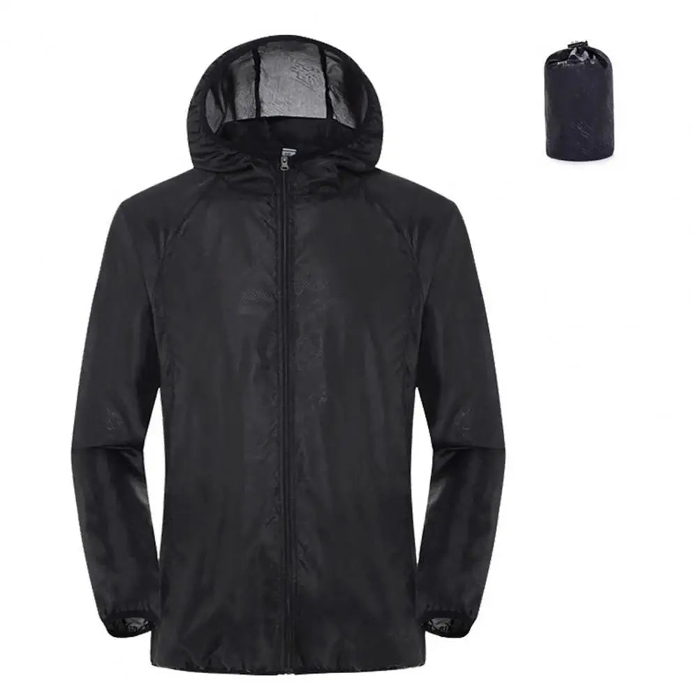 Évoque Unisex Lichtgewicht Regenjas met Capuchon