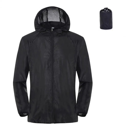 Évoque Unisex Lichtgewicht Regenjas met Capuchon