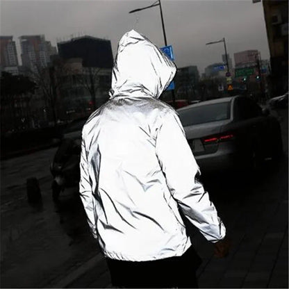 Élanor Heren Windbreaker Jas met Capuchon – Reflecterend, Waterafstotend, Lente & Herfst