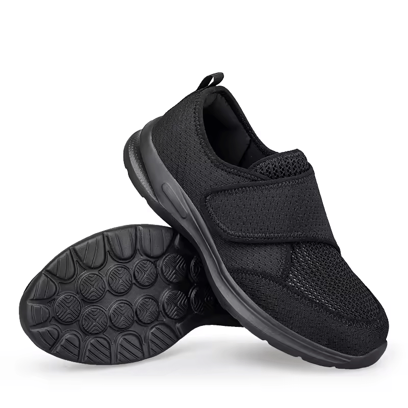 Veloria Extra-Brede Wandelschoenen met Verstelbare Sluiting – Ademend en Lichtgewicht