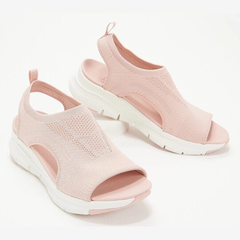 Veloria Elegante Dames Sandalen met Voorgevormde Zool en Antislip Design