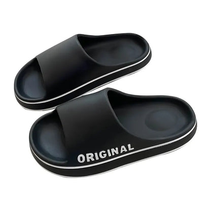 Élanor Dames Heren Slippers – Zomer Sandalen met Dikke Zool en Antislip voor Strand, Badkamer en Binnengebruik
