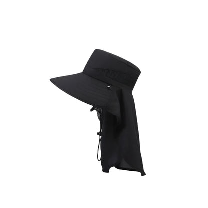 Monde Heren zomerhoed met brede rand – Ademend mesh – Lichtgewicht outdoor hoed – UV-bescherming – Verstelbaar trekkoord