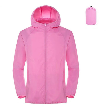 Évoque Unisex Lichtgewicht Regenjas met Capuchon