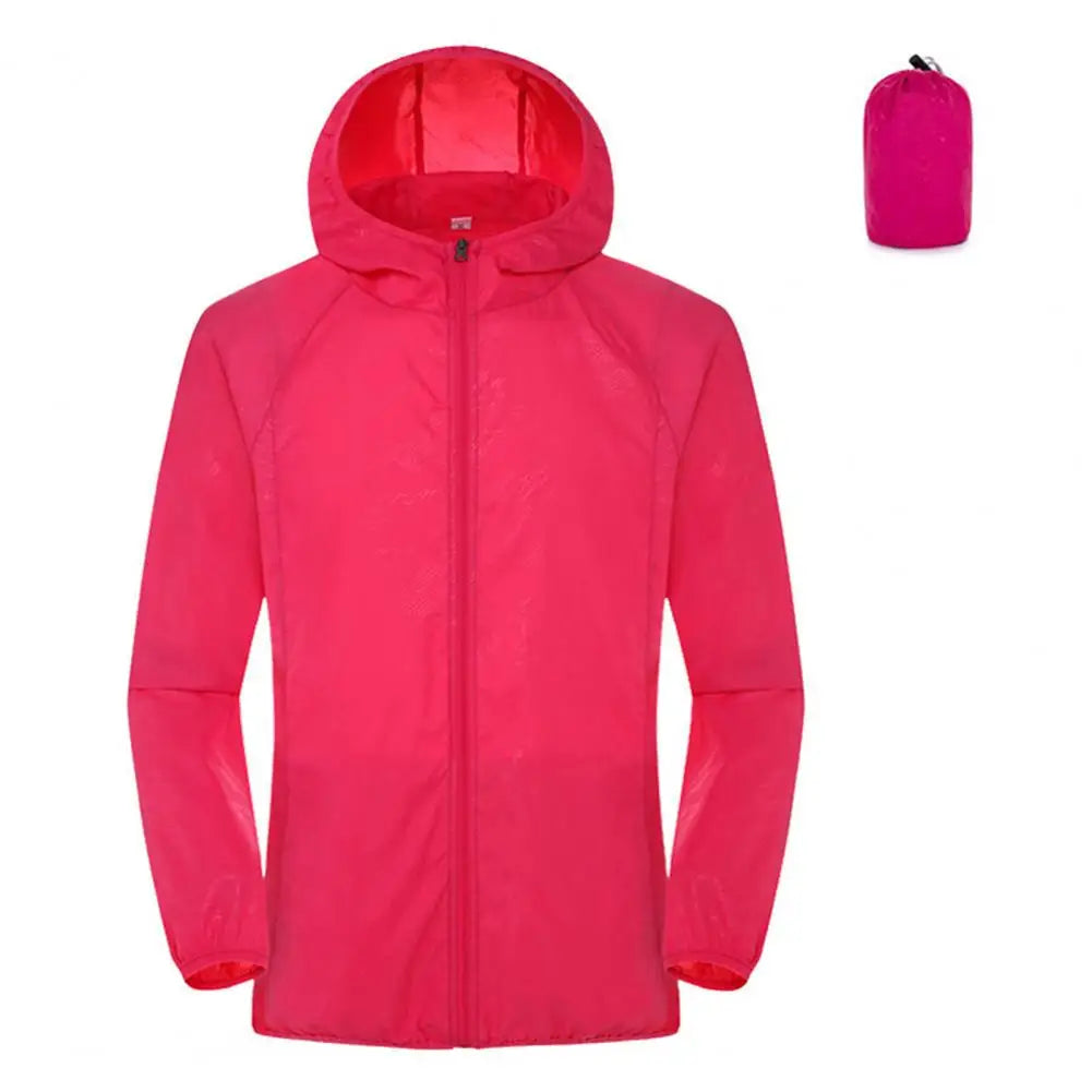 Évoque Unisex Lichtgewicht Regenjas met Capuchon