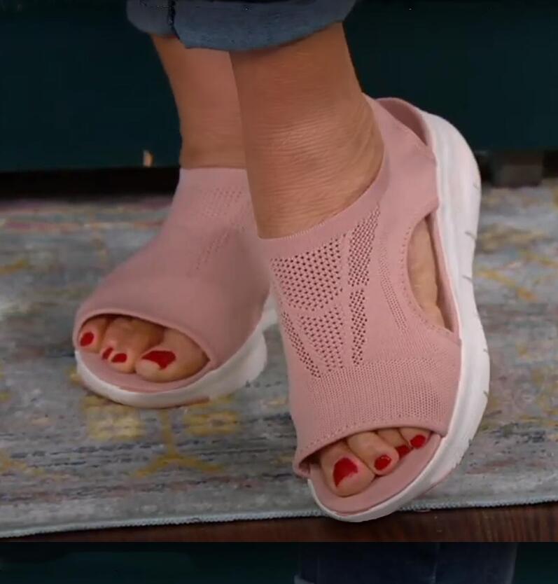 Veloria Elegante Dames Sandalen met Voorgevormde Zool en Antislip Design