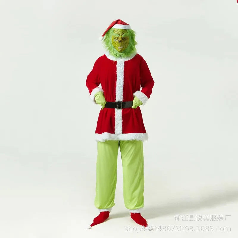 Grinch Kerstkostuum Volwassenen