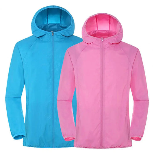 Évoque Unisex Lichtgewicht Regenjas met Capuchon
