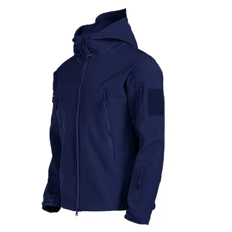 Évoque Heren Softshell Fleece Jas – Waterdicht Outdoor Wandel- en Vrijetijdsjack voor Herfst en Winter