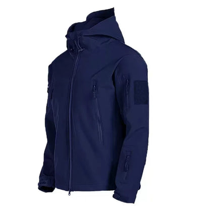 Évoque Heren Softshell Fleece Jas – Waterdicht Outdoor Wandel- en Vrijetijdsjack voor Herfst en Winter