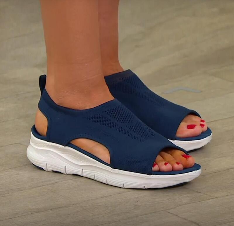 Veloria Elegante Dames Sandalen met Voorgevormde Zool en Antislip Design