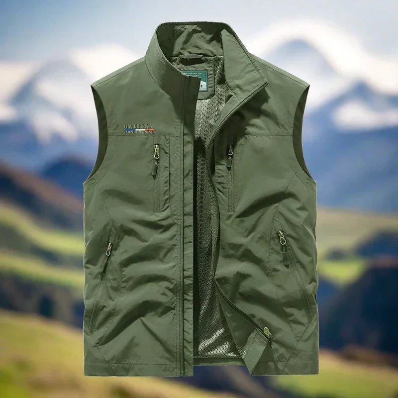 Évoque Heren Outdoor Vest – Multifunctionele Casual Bodywarmer met Zakdetails