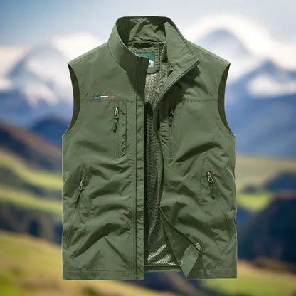 Évoque Heren Outdoor Vest – Multifunctionele Casual Bodywarmer met Zakdetails