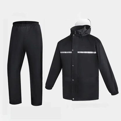 Veloria Regenpak Dames en Heren – Waterdichte Jas met Kap en Broek