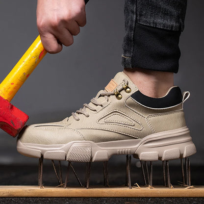 Évoque Safety Pro Heren Veiligheidsschoenen met Stalen Neus – Anti-smash en Anti-perforatie