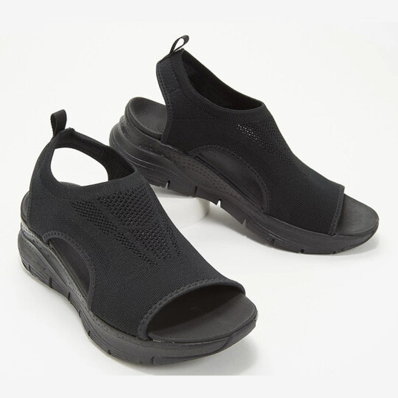 Veloria Elegante Dames Sandalen met Voorgevormde Zool en Antislip Design