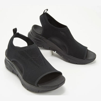 Veloria Elegante Dames Sandalen met Voorgevormde Zool en Antislip Design