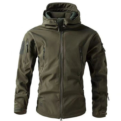 Évoque Heren Softshell Fleece Jas – Waterdicht Outdoor Wandel- en Vrijetijdsjack voor Herfst en Winter