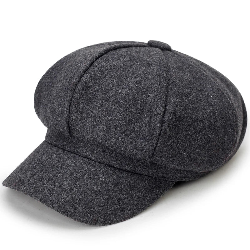 Monde Unisex Baskenmuts – Tijdloos ontwerp – Warme stof – Eén maat – Geschikt voor herfst en winter