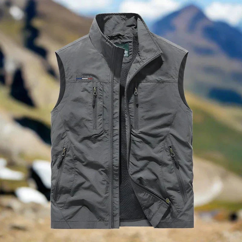 Évoque Heren Outdoor Vest – Multifunctionele Casual Bodywarmer met Zakdetails