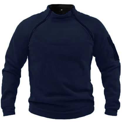 Élanor Heren Fleece Outdoor Sweater met Ritssluiting – Winddicht en Warm Hiking Sweatshirt