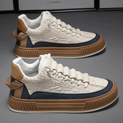 Veloria Handgemaakte Leren Wandelschoenen met Antislipzool – Casual en Duurzaam Ontwerp