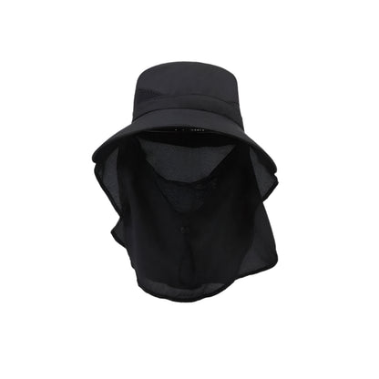 Monde Heren zomerhoed met brede rand – Ademend mesh – Lichtgewicht outdoor hoed – UV-bescherming – Verstelbaar trekkoord