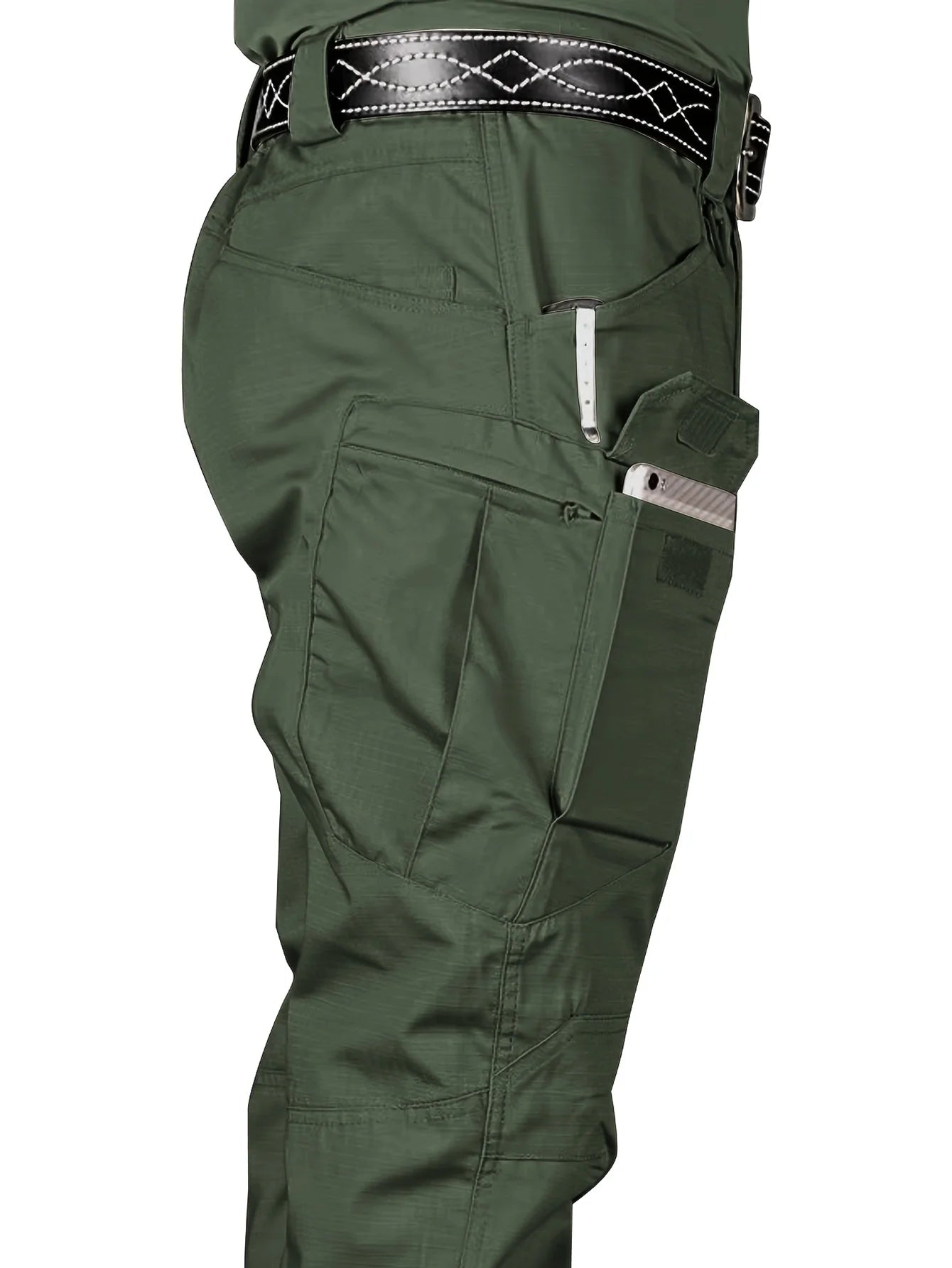 Élanor Heren Outdoor Cargo Broek – Waterafstotend & Slijtvast met Multi-Zakken