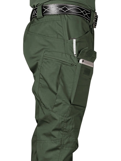 Élanor Heren Outdoor Cargo Broek – Waterafstotend & Slijtvast met Multi-Zakken