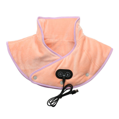 Élanor Nek- en Schouder Verwarmingskussen met Warmtefunctie en Vibratie – USB Oplaadbaar