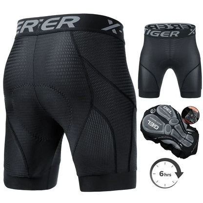 Veloria Heren Fietsonderbroek met 5D Gelpadding – Ademend, Sneldrogend en Antislip