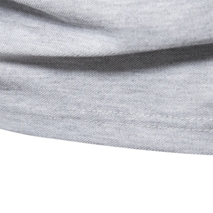 Élanor Heren Polo met Hert Borduursel – Effen Kleur, Lange Mouw, Zakelijk & Sociaal