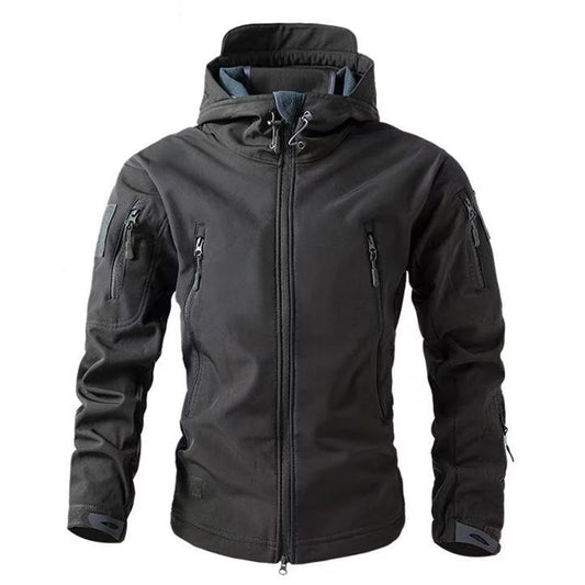 Évoque Heren Softshell Fleece Jas – Waterdicht Outdoor Wandel- en Vrijetijdsjack voor Herfst en Winter