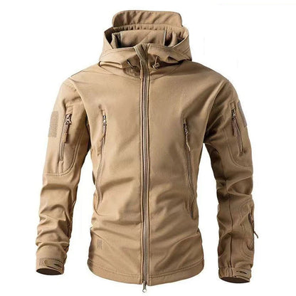 Évoque Heren Softshell Fleece Jas – Waterdicht Outdoor Wandel- en Vrijetijdsjack voor Herfst en Winter