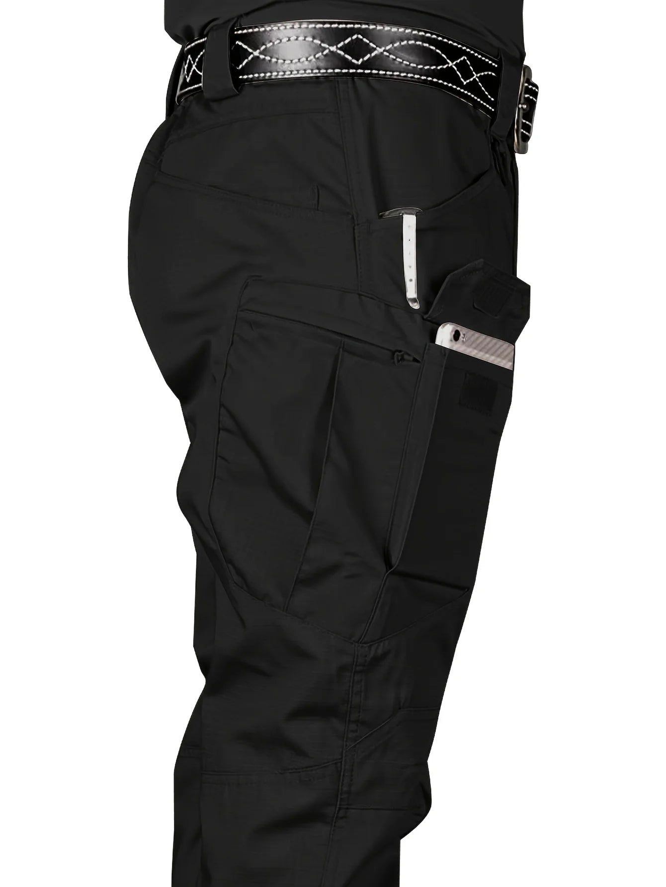 Élanor Heren Outdoor Cargo Broek – Waterafstotend & Slijtvast met Multi-Zakken